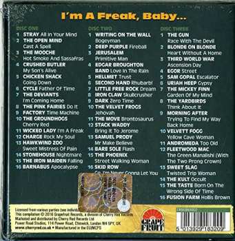 3CD/Doos Various: I'm A Freak, Baby... A Journey Through The British Heavy Psych And Hard Rock Underground Scene 1968-72