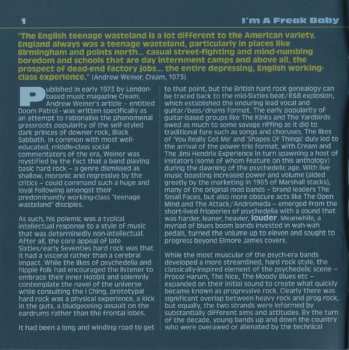3CD/Doos Various: I'm A Freak, Baby... A Journey Through The British Heavy Psych And Hard Rock Underground Scene 1968-72