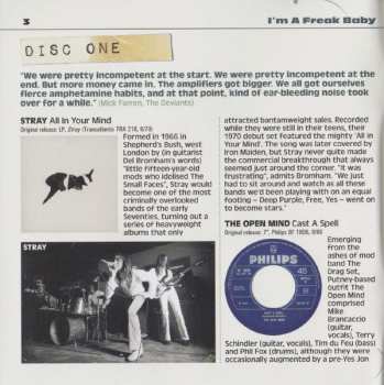 3CD/Doos Various: I'm A Freak, Baby... A Journey Through The British Heavy Psych And Hard Rock Underground Scene 1968-72