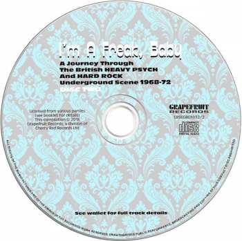 3CD/Doos Various: I'm A Freak, Baby... A Journey Through The British Heavy Psych And Hard Rock Underground Scene 1968-72