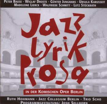 CD Various: Jazz - Lyrik - Prosa IV / In Der Kommischen Oper Berlin