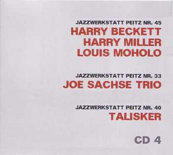 4CD/Doos Various: Jazzwerkstatt Peitz 50