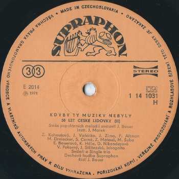 LP Various: Kdyby Ty Muziky Nebyly - 50 Let České Lidovky (II)