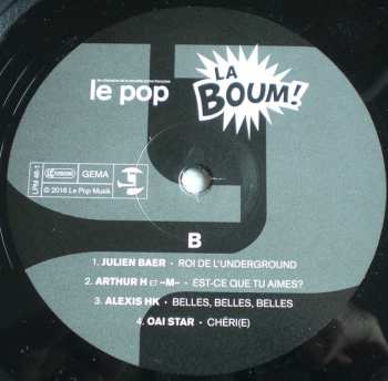 2LP Various: Le Pop - La Boum! - Les Chansons De La Nouvelle Scène Française