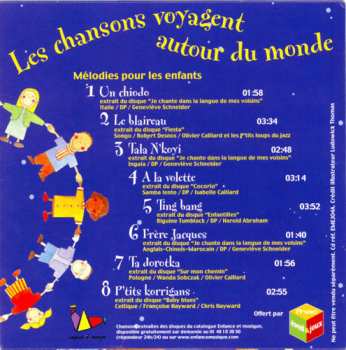 CD Various: Les Chansons Voyagent Autour Du Monde
