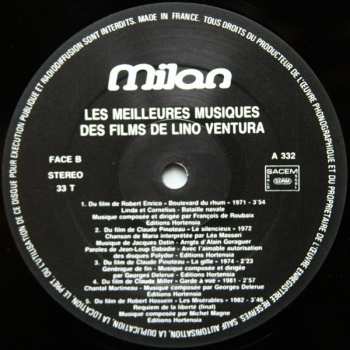 LP Various: Les Plus Belles Musiques Des Films De Lino Ventura