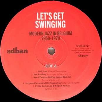 2LP Various: Let's Get Swinging: Modern Jazz In Belgium 1950-1970