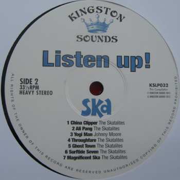 LP Various: Listen Up! Ska