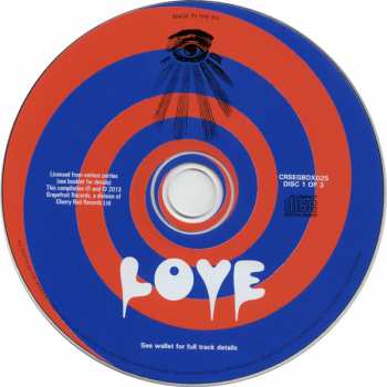 3CD/Doos Various: Love, Poetry And Revolution (A Journey Through The British Psychedelic And Underground Scenes 1966-72)