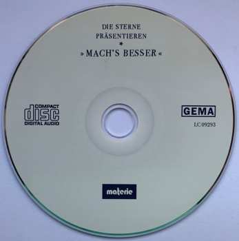 CD Various: Mach's Besser: 25 Jahre Die Sterne