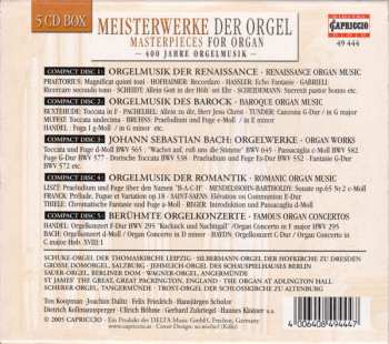 5CD/Doos Various: Meisterwerke Der Orgel