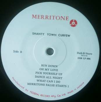 2LP Various: Merritone Rock Steady 1: Shanty Town Curfew 1966-1967