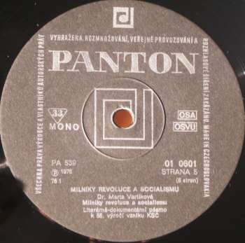 4LP/Doos Various: Míl'niky Revolúcie A Socializmu 1921 - 1976
