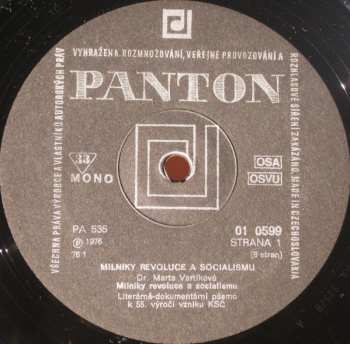 4LP/Doos Various: Míl'niky Revolúcie A Socializmu 1921 - 1976