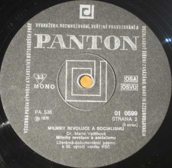 4LP/Doos Various: Míl'niky Revolúcie A Socializmu 1921 - 1976