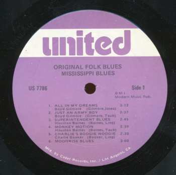 LP Various: Mississippi Blues