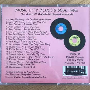 CD Various: Music City Blues & Soul 1960s - The Best Of Bullet/Sur-Speed Records