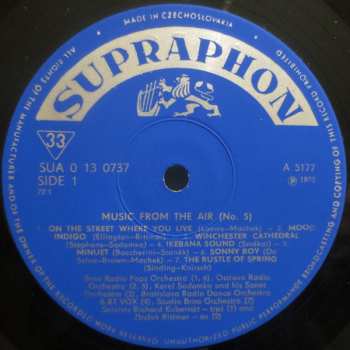 LP Various: Music From The Air 5