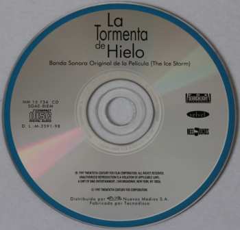 CD Various: Banda Sonora Original De La Pelicula La Tormenta De Hielo (The Ice Storm)