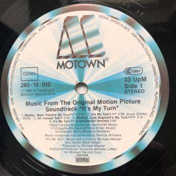 LP Various: Music From The Original Motion Picture Soundtrack "It's My Turn"