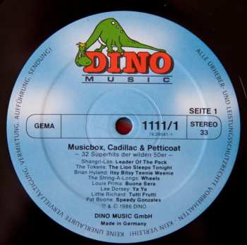 2LP Various: Musicbox, Cadillac & Petticoat