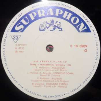 LP Various: Na Veselé Vlně IV. - Scénky Z Rozhlasového Silvestra 1966