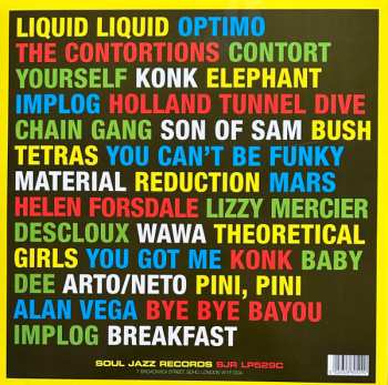 2LP Various: New York Noise (Dance Music From The New York Underground 1977-1982) CLR | LTD