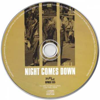 3CD/Doos Various: Night Comes Down: 60s British Mod, R&B, Freakbeat & Swinging London Nuggets
