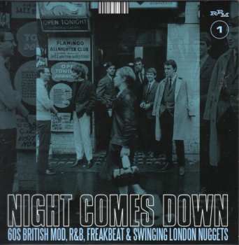 3CD/Doos Various: Night Comes Down: 60s British Mod, R&B, Freakbeat & Swinging London Nuggets