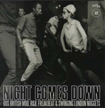 3CD/Doos Various: Night Comes Down: 60s British Mod, R&B, Freakbeat & Swinging London Nuggets