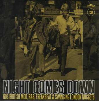 3CD/Doos Various: Night Comes Down: 60s British Mod, R&B, Freakbeat & Swinging London Nuggets
