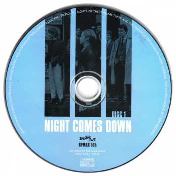 3CD/Doos Various: Night Comes Down: 60s British Mod, R&B, Freakbeat & Swinging London Nuggets