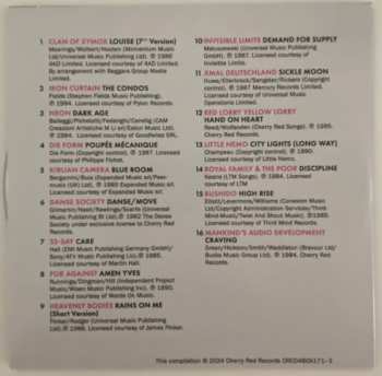 4CD Various: No Songs Tomorrow: Darkwave, Ethereal Rock And Coldwave 1981 – 1990