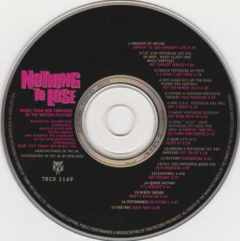 CD Various: Nothing To Lose - Music From And Inspired By The Motion Picture