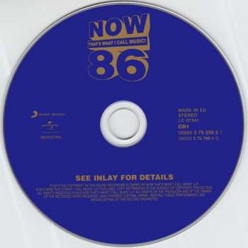 2CD Various: Now That's What I Call Music! 86