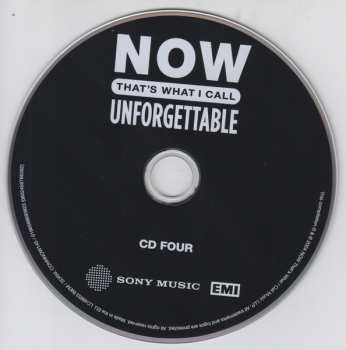 4CD Various: NOW That's What I Call Unforgettable