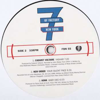 2LP Various: Of Factory New York