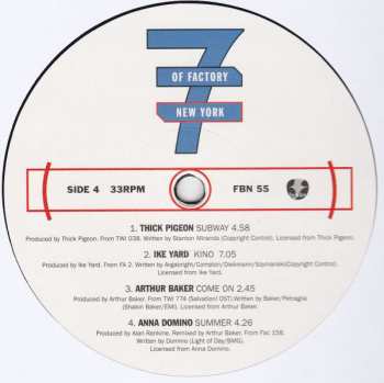 2LP Various: Of Factory New York