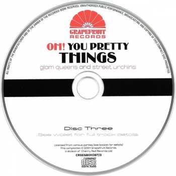 3CD/Doos Various: Oh! You Pretty Things (Glam Queens And Street Urchins 1970-76)