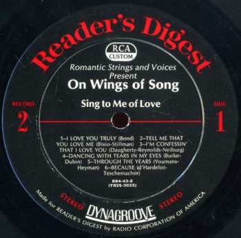 6LP/Doos Various: On Wings Of Song (6xLP+BOX)