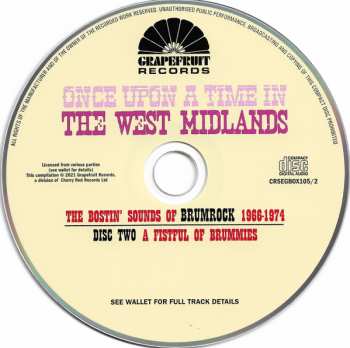 3CD Various: Once Upon A Time In The West Midlands: The Bostin’ Sounds Of Brumrock 1966-1974