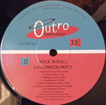 LP Various:  Outro Records Rock 'N Roll Halloween Party!