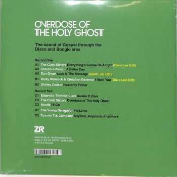 2LP Various: Overdose Of The Holy Ghost (The Sound Of Gospel Through The Disco And Boogie Eras)