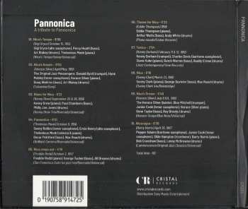 CD Various: Pannonica - A Tribute To Pannonica