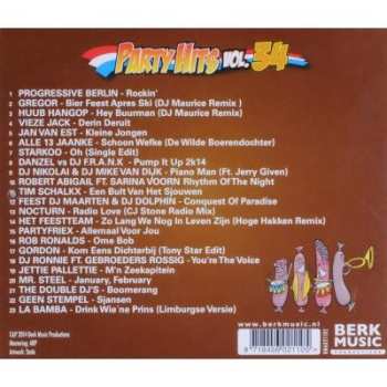 CD Various: Party Hits Vol.34 (Of Je Worst Lust)