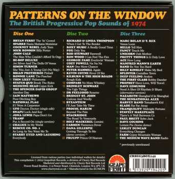3CD/Doos Various: Patterns On The Window (The British Progressive Pop Sounds Of 1974)