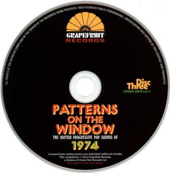 3CD/Doos Various: Patterns On The Window (The British Progressive Pop Sounds Of 1974)