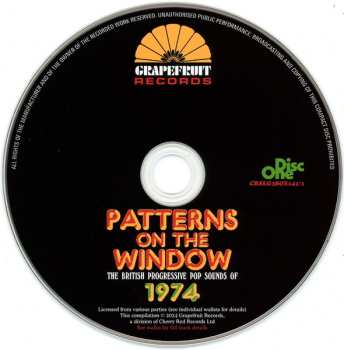 3CD/Doos Various: Patterns On The Window (The British Progressive Pop Sounds Of 1974)