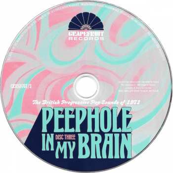 3CD Various: Peephole In My Brain - The British Progressive Pop Sounds Of 1971