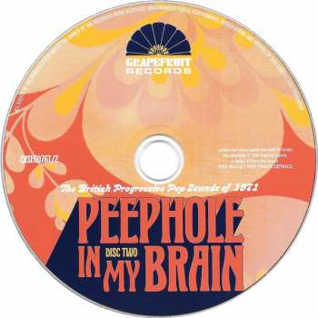 3CD Various: Peephole In My Brain - The British Progressive Pop Sounds Of 1971
